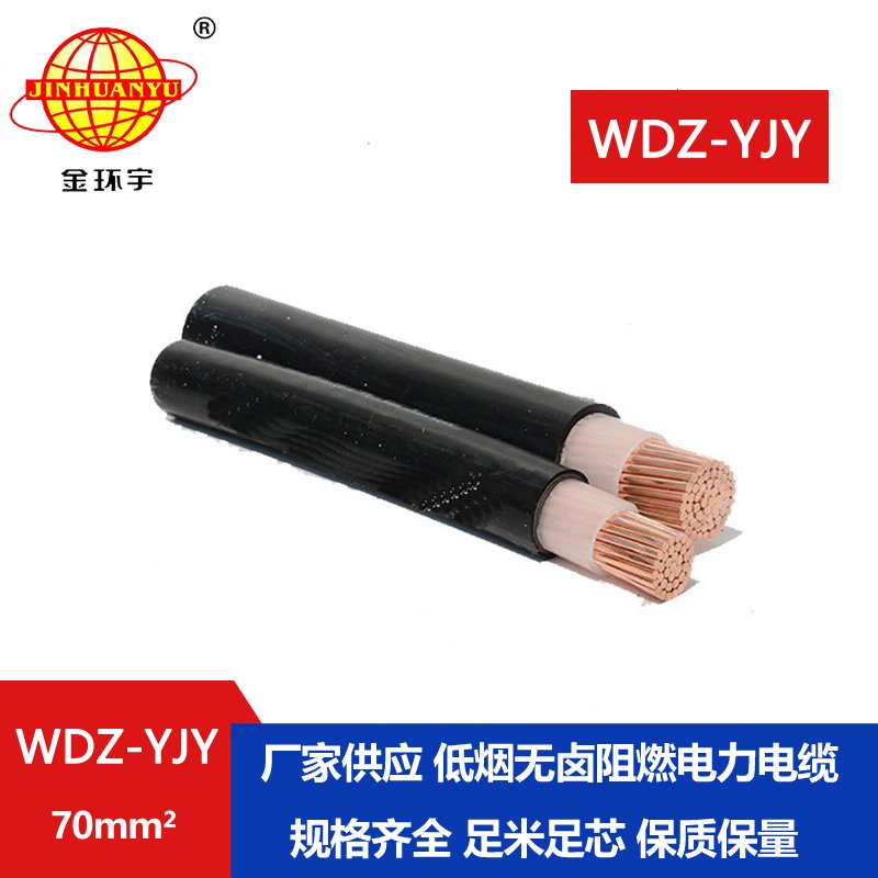 金環(huán)宇電線(xiàn)電纜 低壓電力電纜WDZ-YJY 70平方 深圳